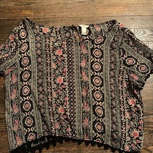 Forever 21 patterned shirt